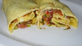 Omelet With Sour Cream Wallpaper Download Free