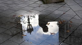Reflection In A Puddle Wallpaper Download