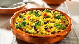 Rice With Vegetables Wallpaper Download Free