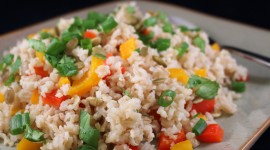 Rice With Vegetables Wallpaper Full HD