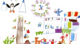 Children's Drawings Wallpaper For Desktop