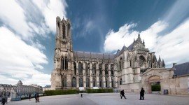 Reims Cathedral Desktop Wallpaper For PC