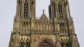 Reims Cathedral Desktop Wallpaper HD