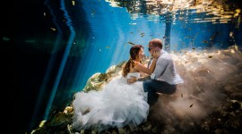 Wedding Underwater Wallpaper