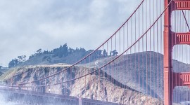 4K Bridge Fog Wallpaper For IPhone