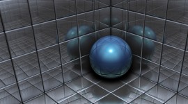 4K Ball Cubes Metal Picture Download