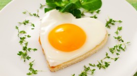 4K Egg Breakfast Wallpaper
