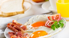 4K Egg Breakfast Wallpaper For PC