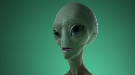 Alien Face Photo