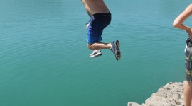 Jump Off A Cliff Wallpaper For IPhone