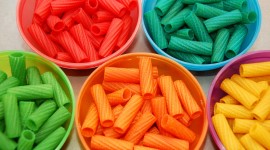 Multi-Colored Pasta Image