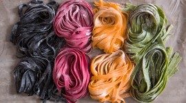 Multi-Colored Pasta Photo