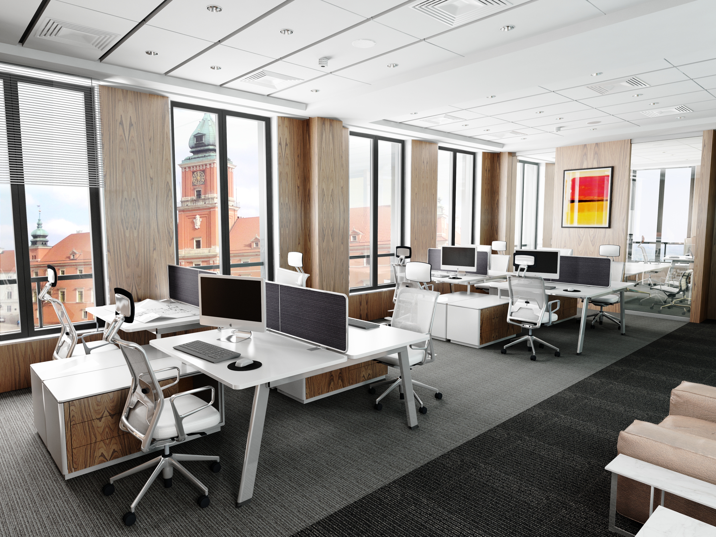 Open Space Office Wallpapers High Quality Download Free