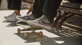Skateboard Foot Photo