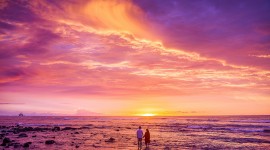 4K Couple Beach Sunset Wallpaper Gallery