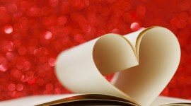 Book Heart Love Wallpaper Download