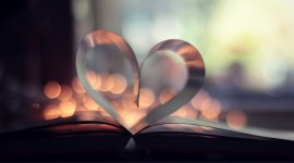 Book Heart Love Wallpaper Free