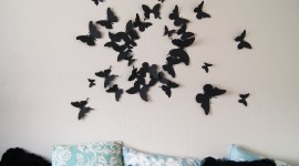 Butterflies Wall Wallpaper