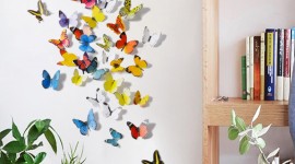 Butterflies Wall Wallpaper For IPhone Free
