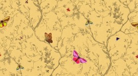 Butterflies Wall Wallpaper For Mobile#1
