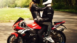 Couple Motorcycle Love Image#1