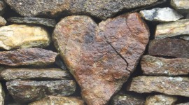 Heart Stones Desktop Wallpaper HD
