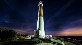 Lighthouse Night Photo Free