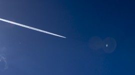 The Plane Trail Wallpaper For PC