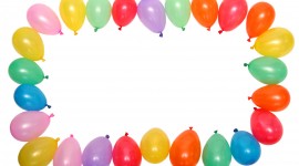 Balloons Frame Photo Download