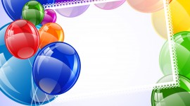 Balloons Frame Wallpaper For Desktop