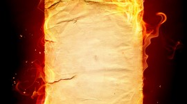 Burning Paper Wallpaper