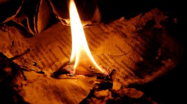 Burning Paper Wallpaper For IPhone
