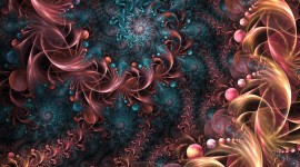 Fractal Tangled Lines Wallpaper For Android