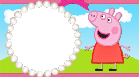 Peppa Pig Frame Aircraft Picture