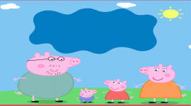 Peppa Pig Frame Desktop Wallpaper