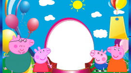 Peppa Pig Frame Picture Download