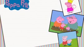 Peppa Pig Frame Wallpaper Download