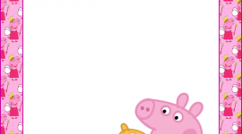 Peppa Pig Frame Wallpaper For IPhone