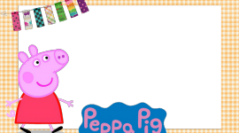 Peppa Pig Frame Wallpaper Free