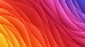 Waves Multi-Colored Abstraction For IPhone