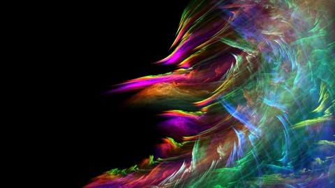 Waves Multi-Colored Abstraction wallpapers high quality