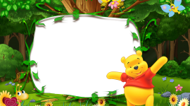 Winnie The Pooh Frame Wallpaper
