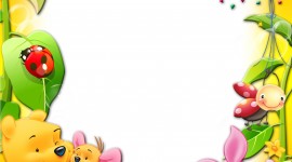 Winnie The Pooh Frame Wallpaper For IPhone