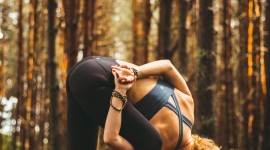 Yoga In The Forest Best Wallpaper