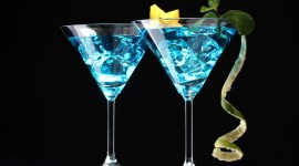 Blue Lagoon Cocktail Wallpaper
