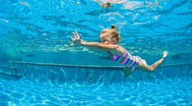 Child To Swim Desktop Wallpaper HD