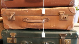 Old Suitcases Desktop Wallpaper For PC