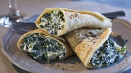 Pancakes With Spinach Wallpaper Full HD