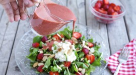 Arugula Strawberry Salad Photo Free