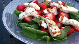 Arugula Strawberry Salad Photo Free#1